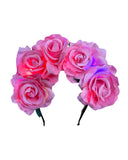 Floral Headband with Lights