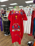 Puebla Red Plus Size Dress