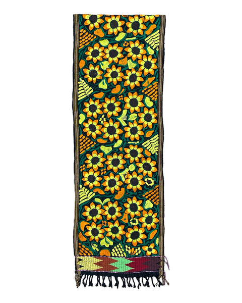 Sunflower Embroidered Table runner