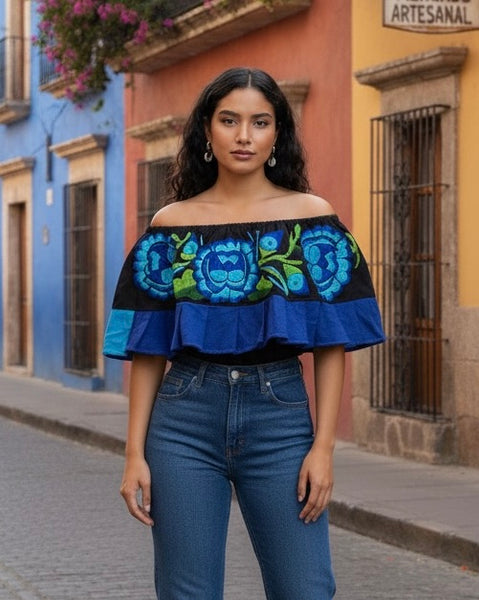 Rosa Mexican Off Shoulder Top