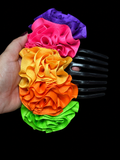 Mexican Ribbon Floral Hair Comb