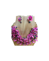 Mexican Handmade Pink Fish Scale Necklace