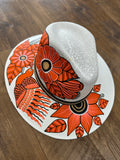 Hand painted Mexican hat Paloma