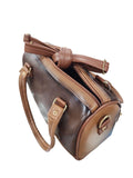 Idalia Leather Embroidered Handbag