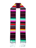 Serape Grad Stole Scarf Belt