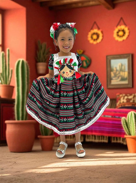 Mexican Doll Girl Dress – Cielito Lindo