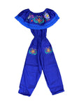 Mexican Girl Royal Blue Jumpsuit