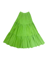 Mexican Long Skirt Green