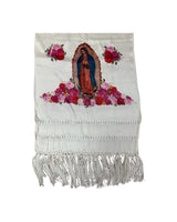 Lady of Guadalupe Beige Silky Shawl