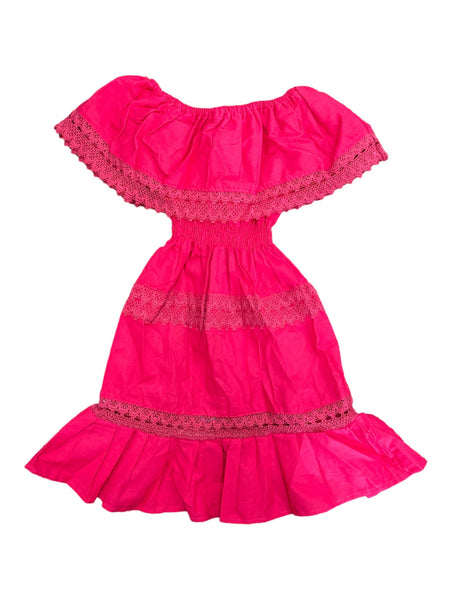 Mexican Victoria Hot Pink Girl Dress Cielito Lindo Mexican Victoria Hot Pink Girl Dress Cielito Lindo