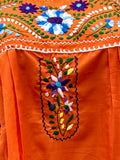 Puebla Coral Mini Dress - Cielito Lindo