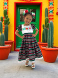 Mexican Serape Girl Dress