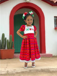 Mexican Serape Girl Dress