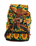 Floral Embroidered Backpack