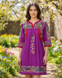 San Antonino Embroidered Deshilado Dress