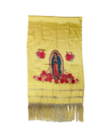 Lady of Guadalupe Gold Silky Shawl