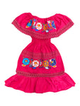 Mexican Victoria Hot Pink Girl Dress