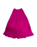 Mexican Long Skirt Hot Pink