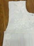 Mexican Dress for Girls White on White
