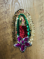 Lady of Guadalupe Sequined Patch