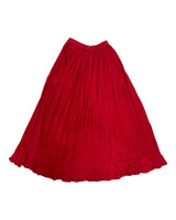 Mexican Long Skirt Red