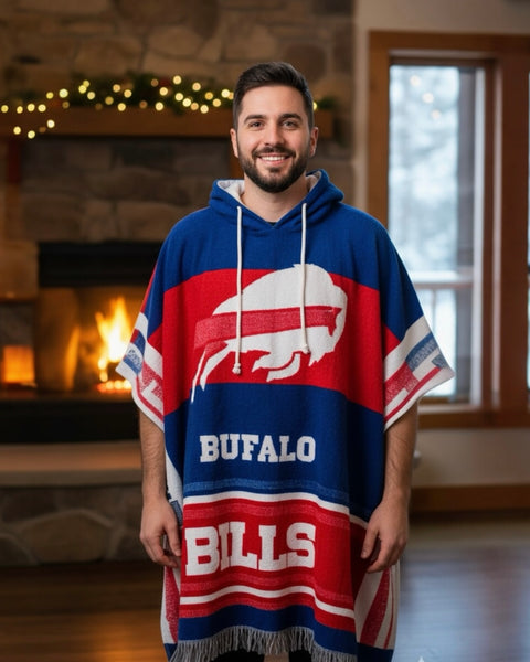 Buffalo Bills Hooded Poncho