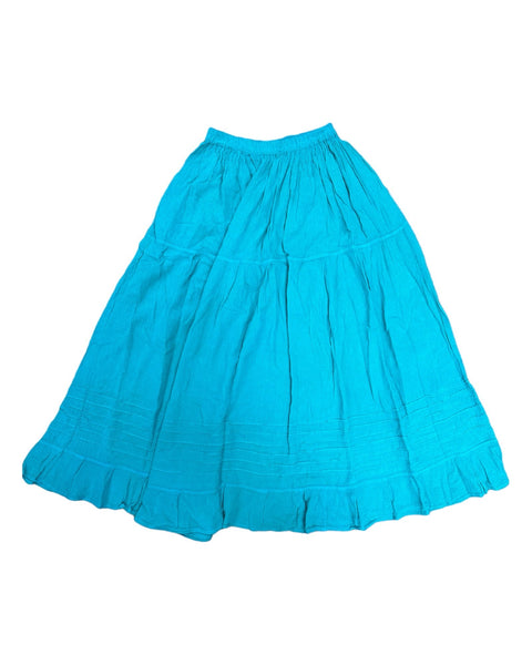 Mexican Long Skirt Teal