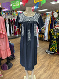 San Antonino Denim Dress - Cielito Lindo
