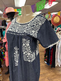 San Antonino Denim Dress - Cielito Lindo