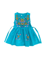 Mexican Girl Monarch Sunflowers Dress