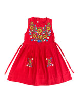 Mexican Girl Monarch Sunflowers Dress