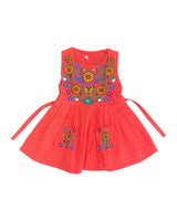 Mexican Girl Monarch Sunflowers Dress