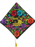 Embroidered Graduation Cap Class 2026 Floral