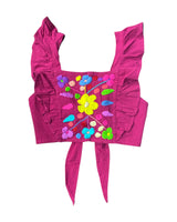 Mia Embroidered Crop Top
