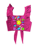 Mia Embroidered Crop Top