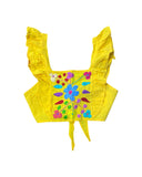 Mia Embroidered Crop Top