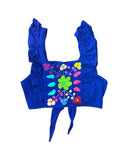 Mia Embroidered Crop Top