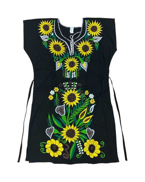 Sunflower Embroidered Dress
