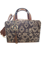 Sacred Hearts Leather Handbag