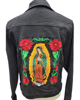 Denim Guadalupe Embroidered Jacket