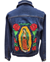 Denim Guadalupe Embroidered Jacket