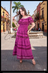 Adalia Maxi Dress Magenta