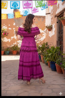 Adalia Maxi Dress Magenta