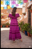 Adalia Maxi Dress Magenta