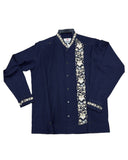 Men's Guayabera Morelos Navy