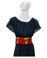 Mexican Floral Embroidered Belts - Cielito Lindo