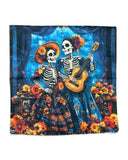 Cantantes Catrinas Day Of The Dead Pillow Cover