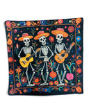 Cantantes Catrines Day Of The Dead Pillow Cover
