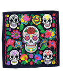 Sugar Skull Embroidered Pillow Covers