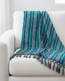 Mexican Cambaya Shawl Teal